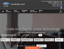 Tablet Screenshot of northsidefordlincoln.com